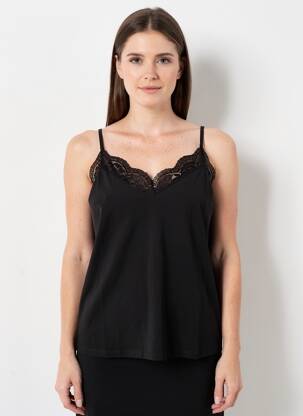 Viršūnė juodas VERO MODA moteris