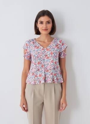 Moteriškas marškinys bežinis VERO MODA moteris