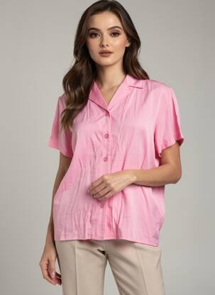 Moteriškas marškinys rožinė VERO MODA moteris