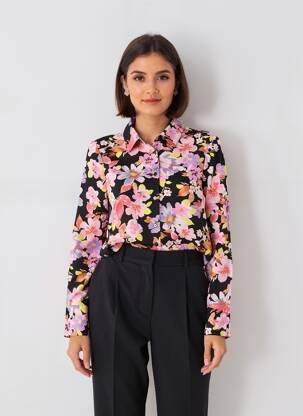 Moteriškas marškinys rožinė VERO MODA moteris