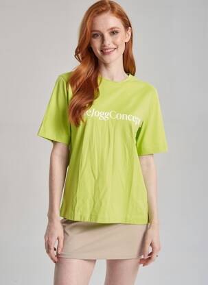 T-marškinys geltona THE JOGG CONCEPT moteris