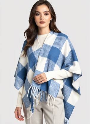 Pončas mėlyna VERO MODA moteris