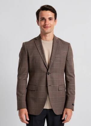 Švarkas rudas JACK & JONES vyras