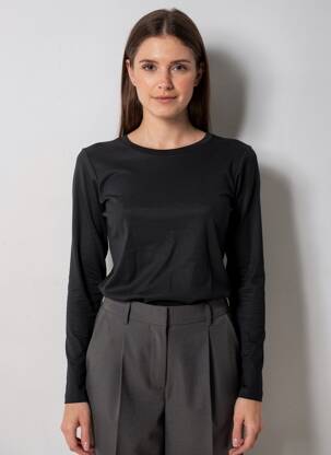 T-marškinys juodas VERO MODA moteris