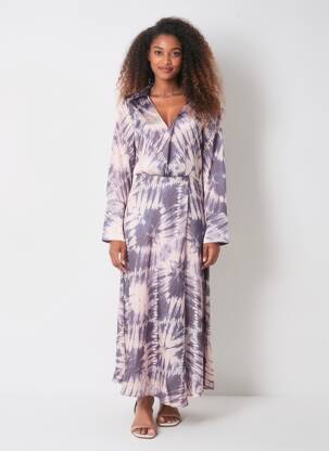 Ilga suknelė violetinis MANGO moteris