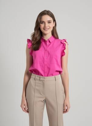 Moteriškas marškinys raudona VERO MODA moteris