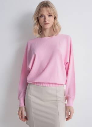 Megztinis rožinė VERO MODA moteris