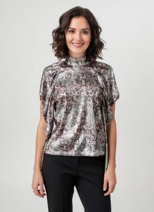 Moteriškas marškinys sidabrinė ASTRID BLACK LABEL moteris