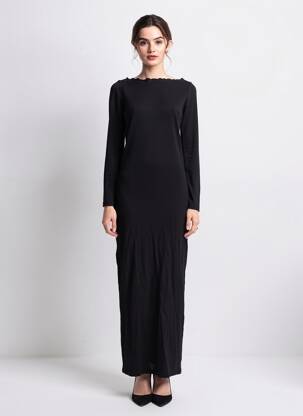 Ilga suknelė juodas VERO MODA moteris
