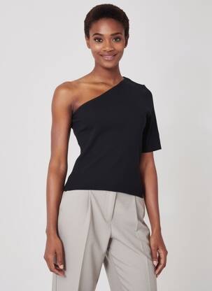 T-marškinys juodas VERO MODA moteris