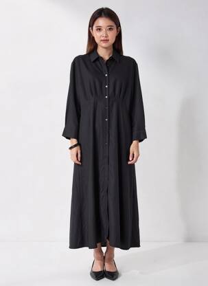 Ilga suknelė juodas ASTRID BLACK LABEL moteris