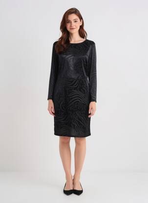 Pusilgių suknelė juodas VERO MODA moteris
