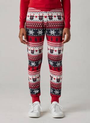 Joggins raudona ONLY moteris
