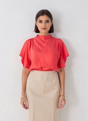 Bluzonai raudona ASTRID BLACK LABEL moteris