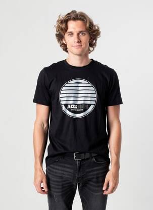 T-marškinys juodas JACK & JONES vyras