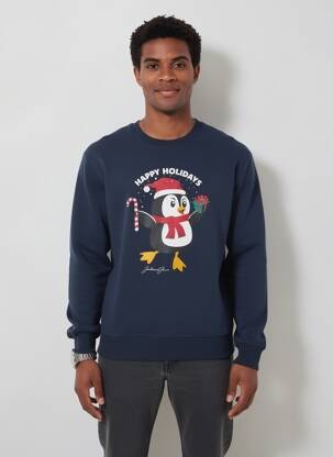 Megztinis mėlyna JACK & JONES vyras