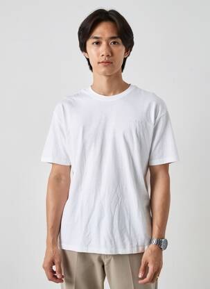 T-marškinys baltas JACK & JONES vyras