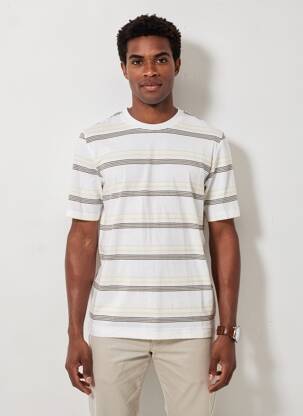 T-marškinys baltas JACK & JONES vyras