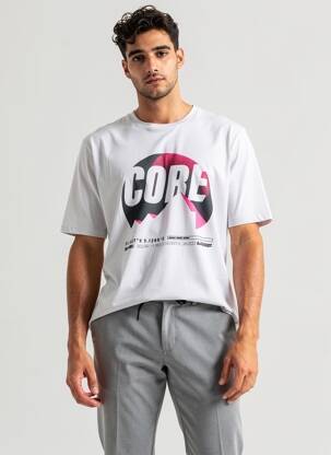 T-marškinys apvalus kaklas pilka JACK & JONES vyras