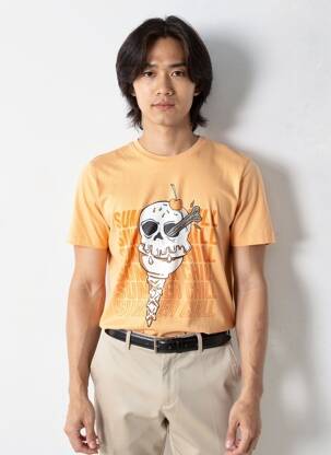 T-marškinys oranžinė JACK & JONES vyras