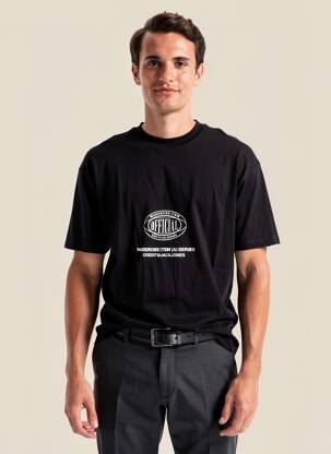 T-marškinys juodas JACK & JONES vyras