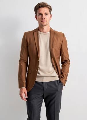 Švarkas rudas JACK & JONES vyras