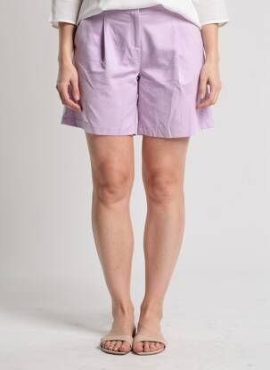 Bermudas aukšta talija aukšta talija violetinis VERO MODA moteris