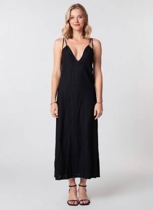 Ilga suknelė juodas ASTRID BLACK LABEL moteris