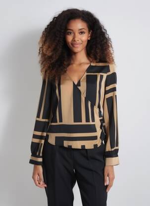 Bluzonai col v rudas VERO MODA moteris