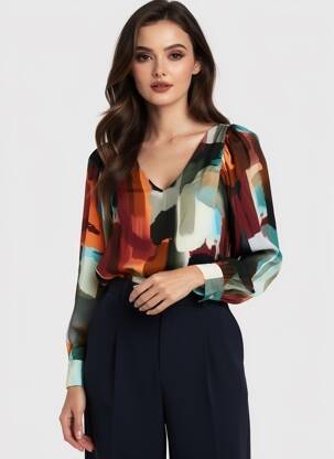 Moteriškas marškinys oranžinė ASTRID BLACK LABEL moteris