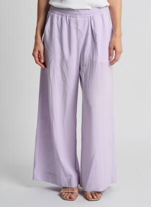 Platus kelnes violetinis VERO MODA moteris