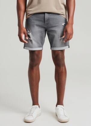 Šortas pilka JACK & JONES vyras