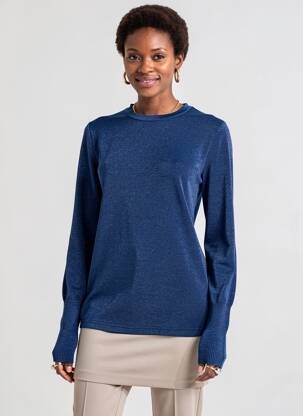 Megztinis mėlyna NOOR BY NORA GHARIB moteris