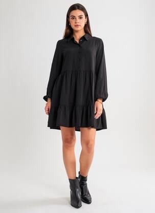 Trumpa suknelė juodas VERO MODA moteris