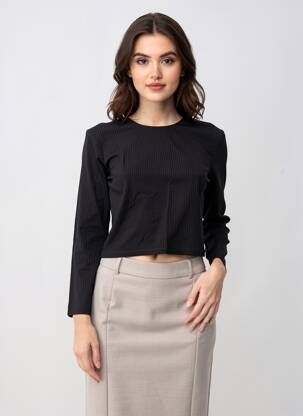 Viršūnė juodas ASTRID BLACK LABEL moteris