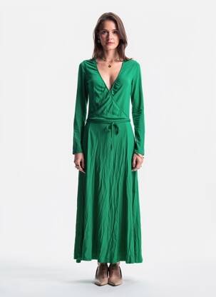 Ilga suknelė žalias ASTRID BLACK LABEL moteris