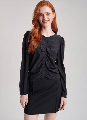 Bluzonai juodas ASTRID BLACK LABEL moteris