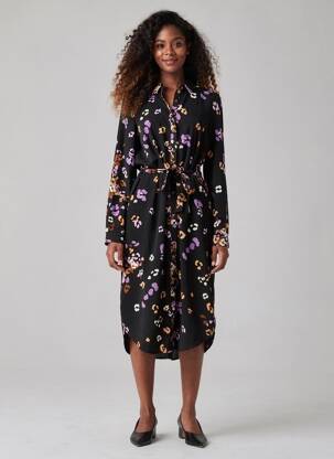 Ilga suknelė juodas VERO MODA moteris