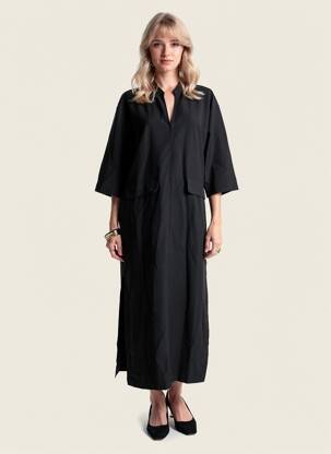 Ilga suknelė juodas ASTRID BLACK LABEL moteris