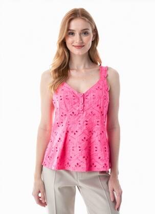 Bluzonai be rankų rožinė VERO MODA moteris