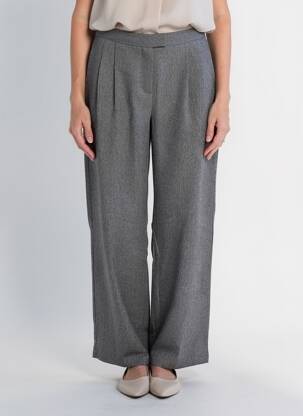 Tiesi kelnė tiesi kirpimas pilka VERO MODA moteris