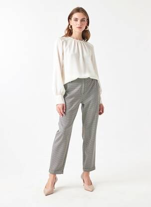 Tiesi kelnė tiesi kirpimas juodas VERO MODA moteris
