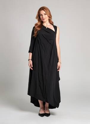Ilga suknelė juodas YOUNG DESIGNERS moteris