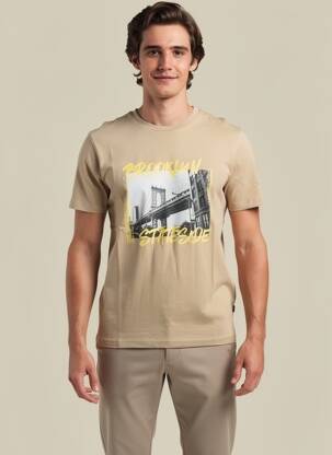 T-marškinys bežinis JACK & JONES vyras