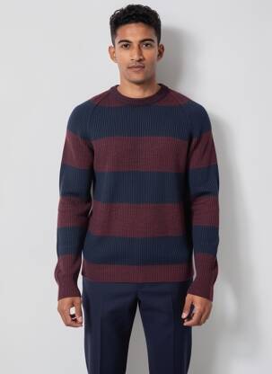 Megztinis raudona JACK & JONES vyras