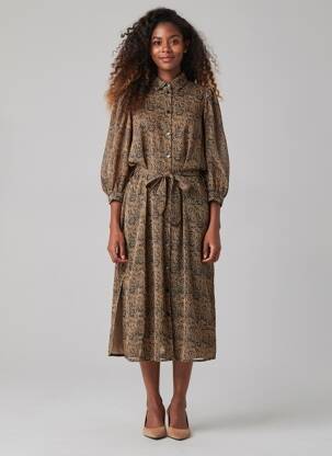 Ilga suknelė rudas VERO MODA moteris