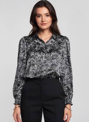 Moteriškas marškinys juodas VERO MODA moteris