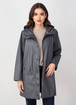 Apsauga nuo lietaus kapišonas tamsiai pilka VERO MODA moteris