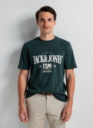 T-marškinys žalias JACK & JONES vyras