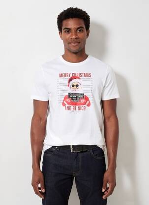 T-marškinys baltas JACK & JONES vyras